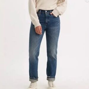 Levi's 501 150th Anniversary Edition Straight Leg High Waist Denim